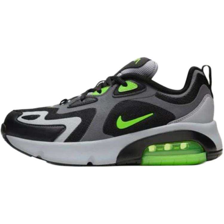 Nike Nike Air Max 200 Synthetic Leather Low top Running Shoes Gray Unisex