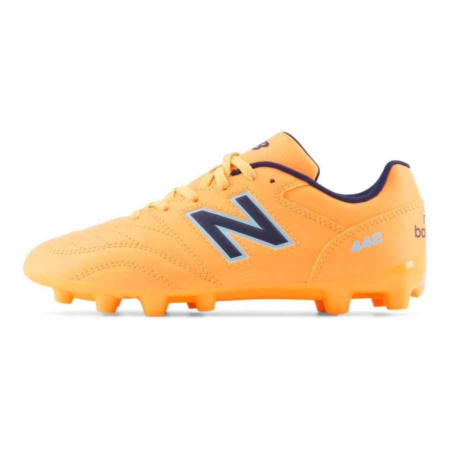 New Balance New Balance 442 V2 Academy Abrasion Resistant Abrasion Resistant Low top Kids' Soccer Shoes Yellow Blue Kids'