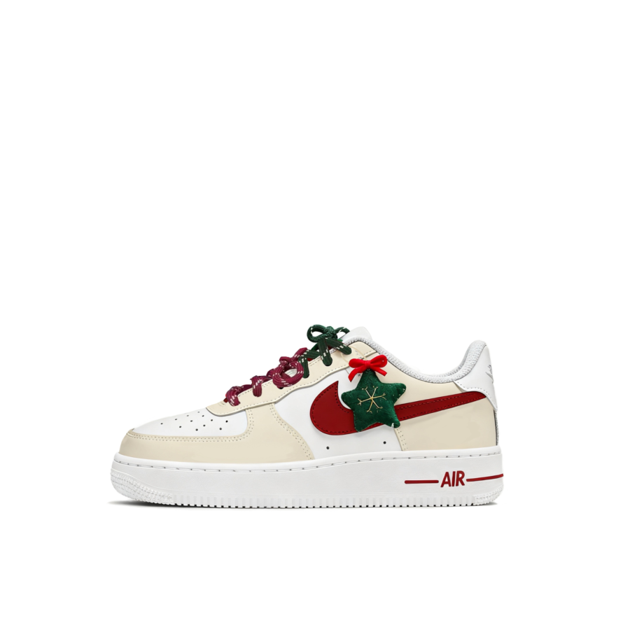 Nike Nike Air Force 1 Leather Slip Resistant Abrasion Resistant Cushioning Slip Resistant Abrasion Resistant Cushioning