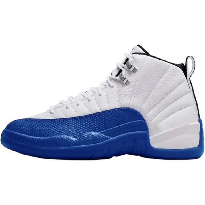 Jordan Jordan Air Jordan 12 High top Basketball Shoes White Blue Unisex