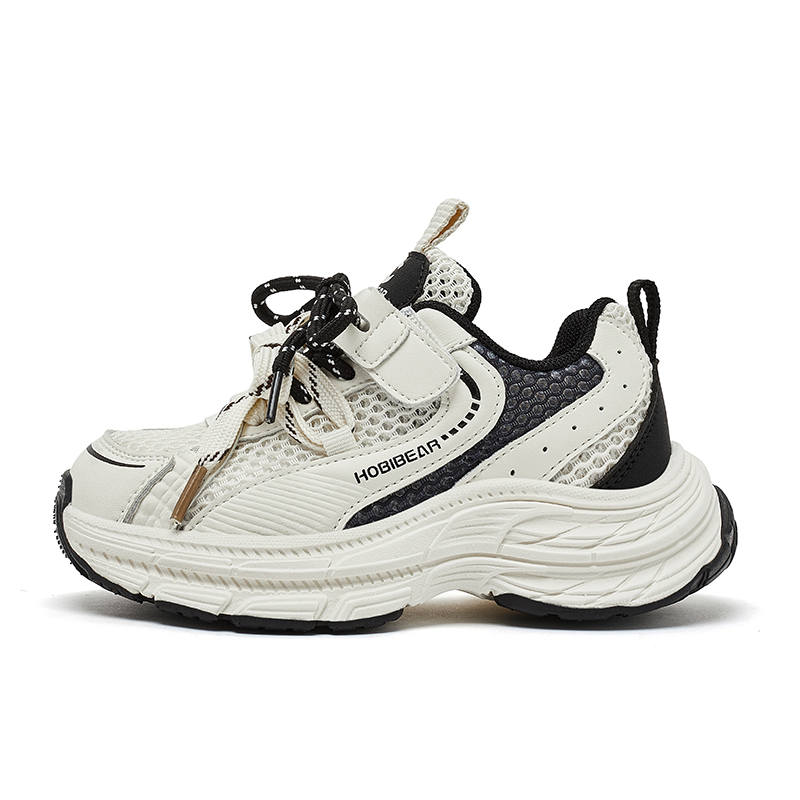 HOBIBEAR Kids' Running Shoes Beige Black Kids'
