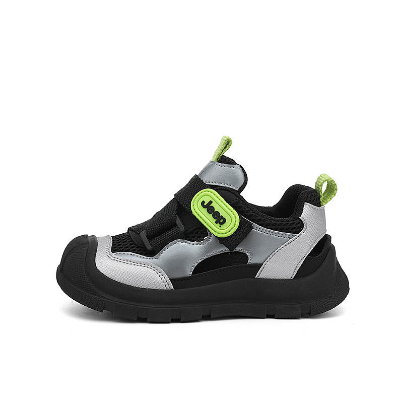 Jeep Textile, Synthetic Leather Anti Kick, Abrasion Resistant, And Breathable Low top Sandal Kids'