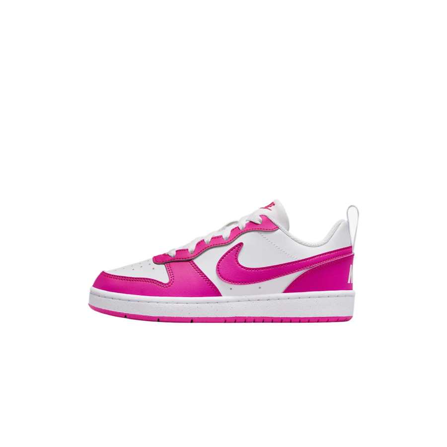 Nike Nike Court Borough Low top Casual Shoes White/Laser Fuchsia Unisex