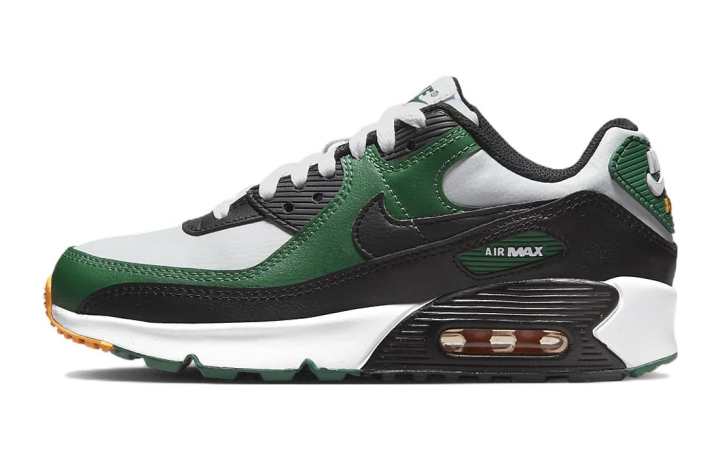 Nike Nike Air Max 90 Leather Pure Platinum Gorge Green GS