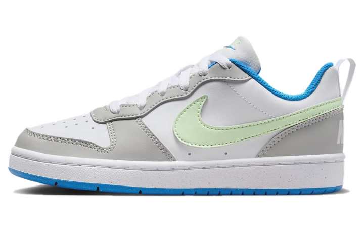 Nike Nike Court Borough Low Recraft GS 'Light Iron Ore Vapor Green'