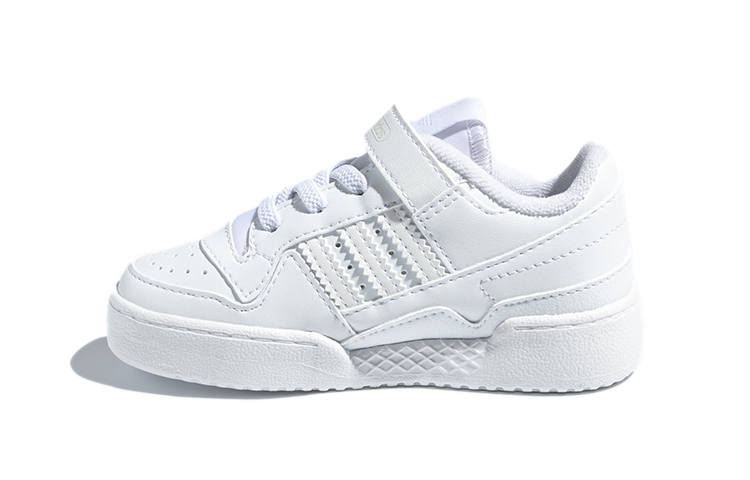 Adidas Originals FORUM Low I Abrasion Resistant Low top Toddler Shoes White Infant And Toddler
