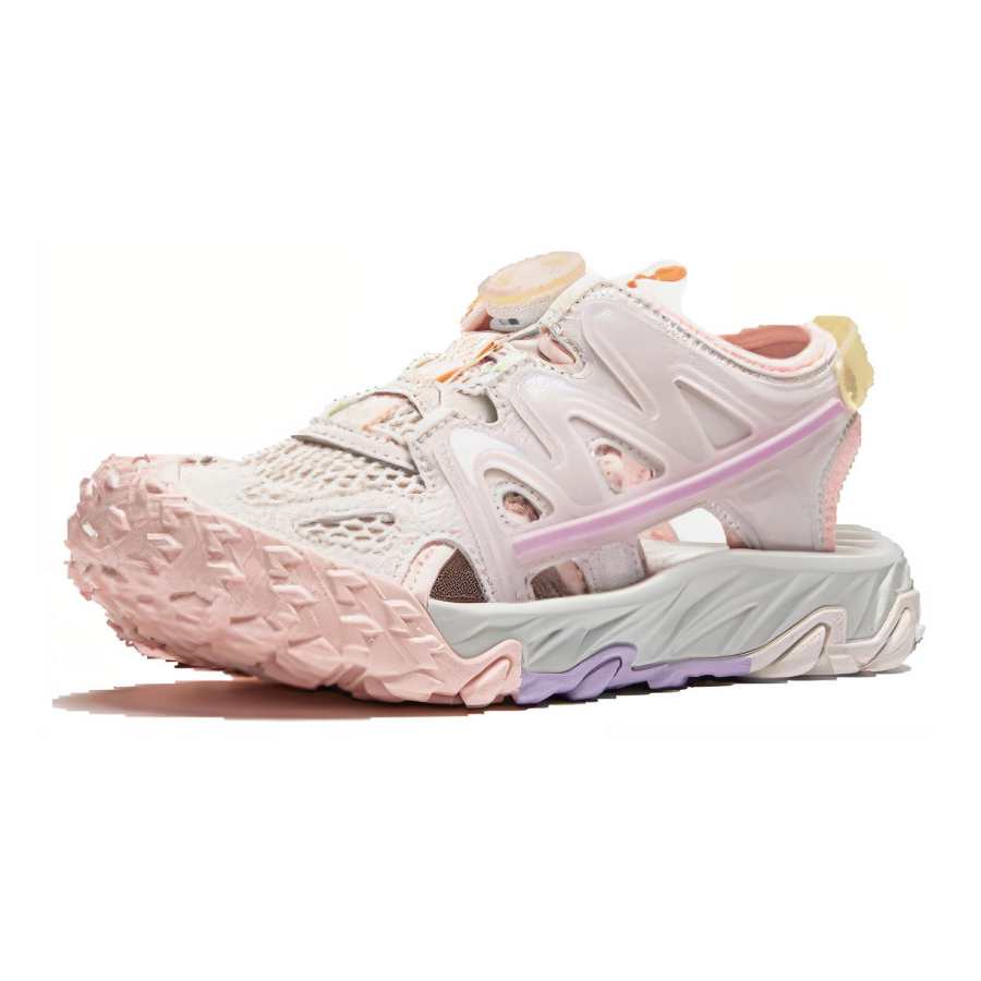 Li-Ning YOUNG Li Ning YOUNG Sports Life Collection Long Journey Sandal White Sand Gray Teenagers