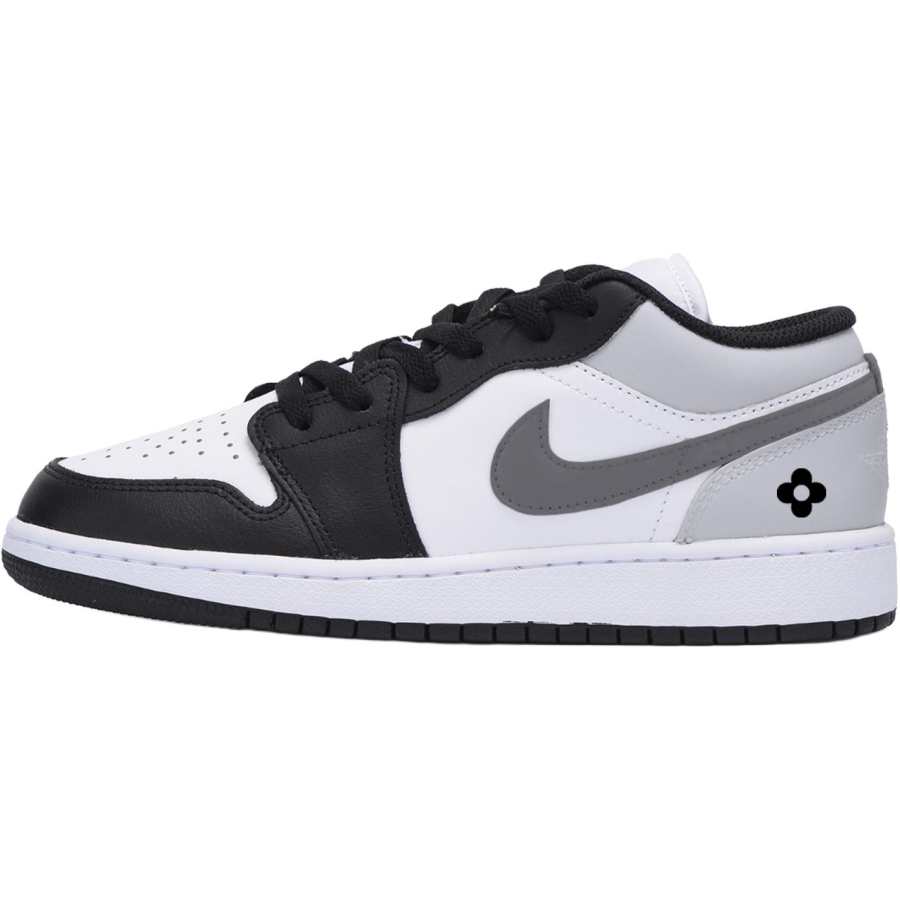 Jordan Jordan Air Jordan 1 Low Leather Low top Children's Basketball Shoes White Teenagers