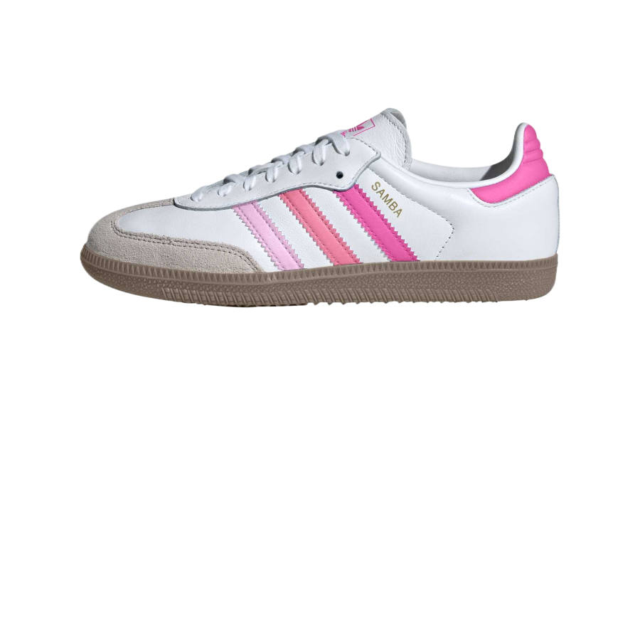 Adidas Originals SAMBA OG Leather Low top Kids' Skateboarding Shoes White Teenagers