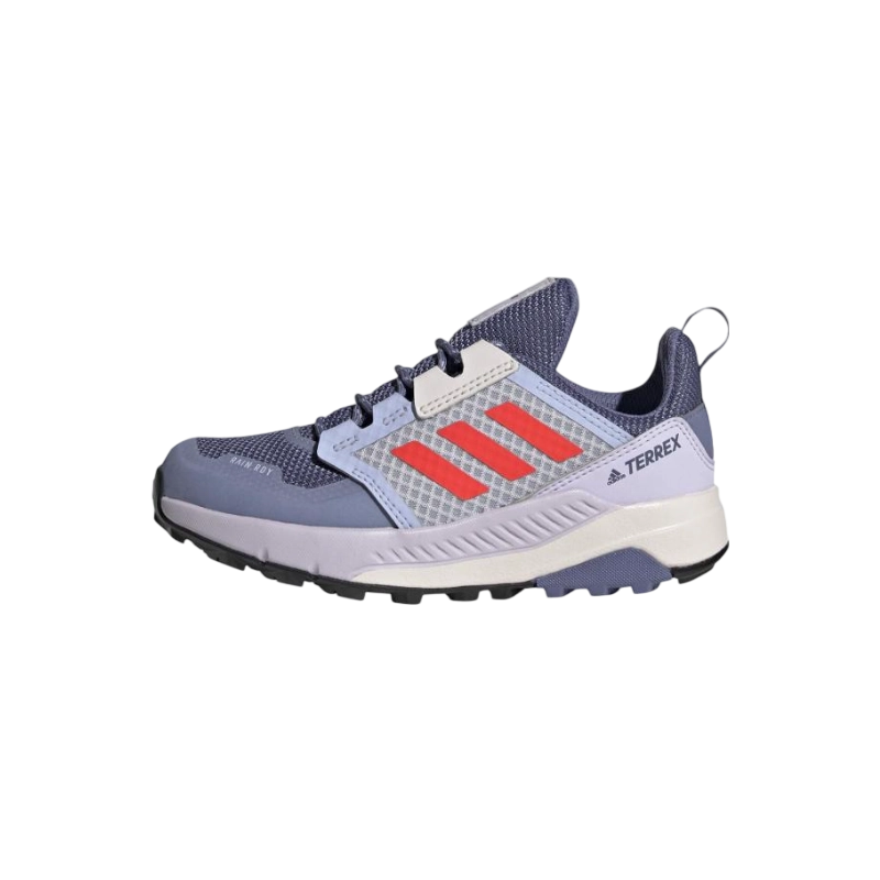 Adidas Adidas Terrex Trailmaker Rain.Rdy Hiking K Anti Kick And Abrasion Resistant Low top Outdoor Shoes Purple Orange Kids'