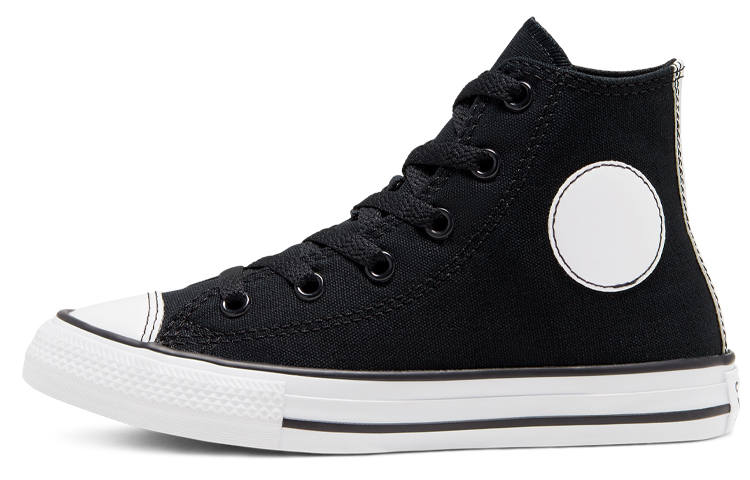 Converse Chuck Taylor All Star Comfortable High top Kids Canvas Shoes Black Teenagers