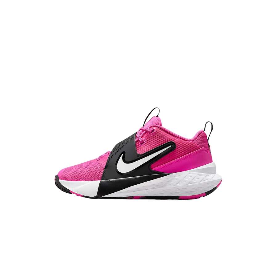 Nike Nike Team Hustle D 12 Mesh Mid top Basketball Shoes Pink Unisex