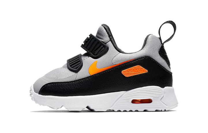 Nike Nike Air Max 90 Low top Sports Casual Shoes Black Silver Infant And Toddler