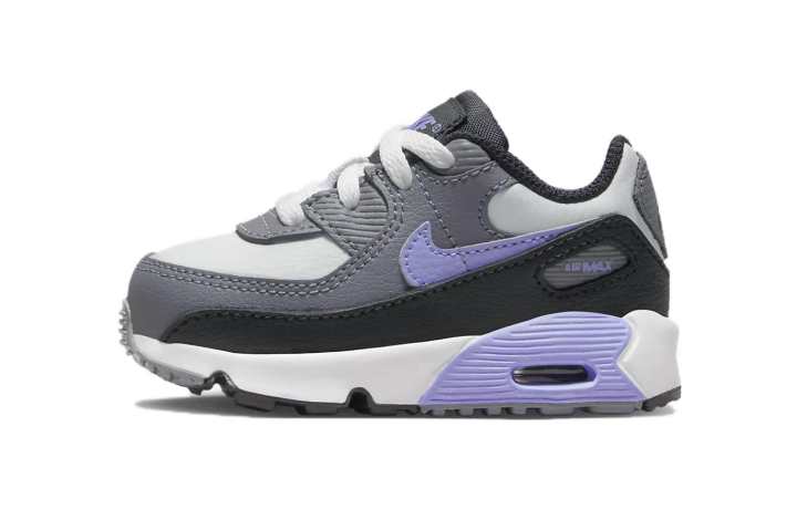 Nike Nike Air Max 90 Ltr Low top Toddler Shoes Gray Purple Infant And Toddler