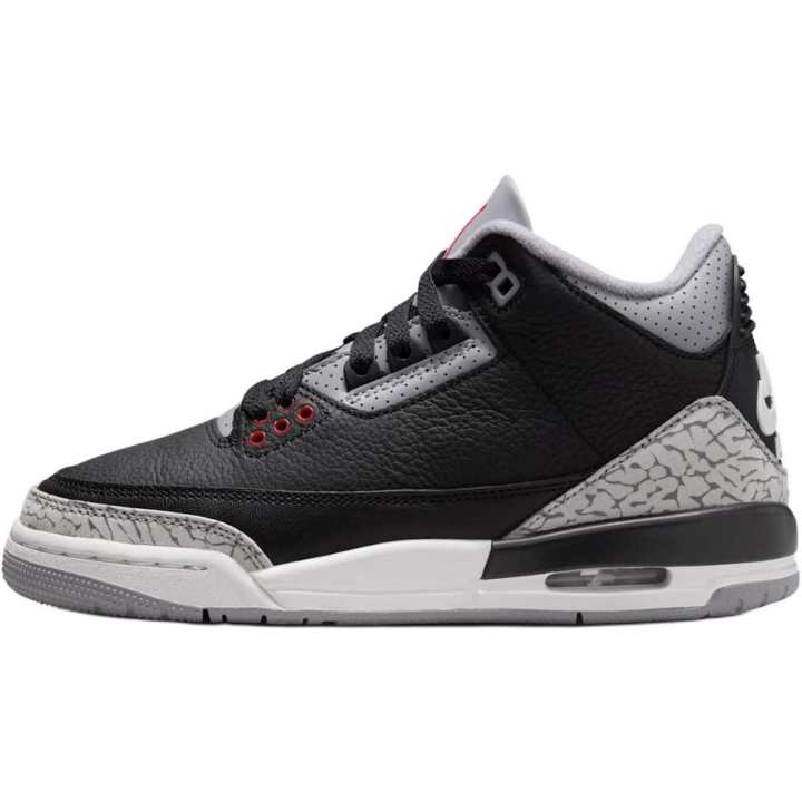 Jordan Jordan Air Jordan 3 Mid top Basketball Shoes Black Unisex