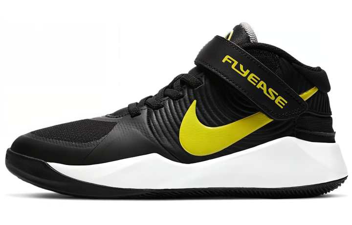 Nike Nike Team Hustle D 9 FlyEase Slip Resistant Cushioning Abrasion Resistant Breathable Mid top Basketball Shoes Unisex
