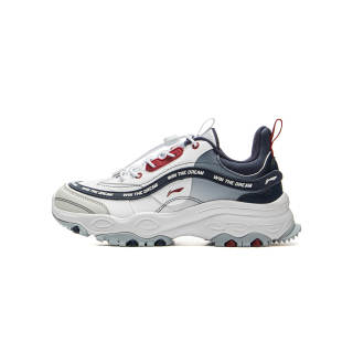 Li-Ning YOUNG Li Ning YOUNG Versatile Low top Casual Shoes Standard White Unisex