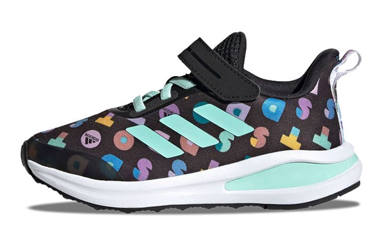 Adidas LEGO x Adidas FortaRun J Abrasion Resistant Low top Kids Lifestyle Shoes Black Blue Kids'