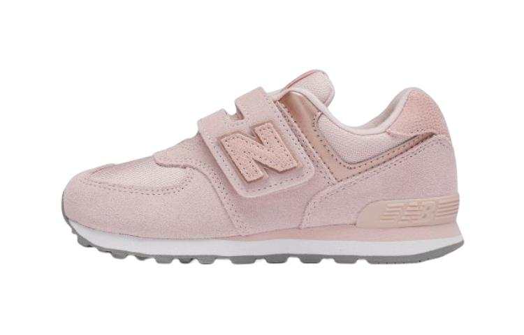 New Balance New Balance NB 574 Comfortable Abrasion Resistant Low top Kids Lifestyle Shoes Pink Children Aged 3 7 Years Old