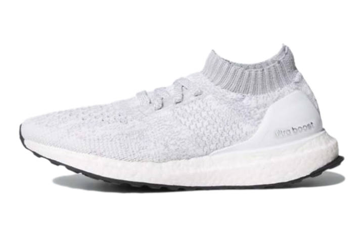 Adidas Adidas Ultra Boost K Abrasion Resistant Low top Kids' Running Shoes Gray White Kids'
