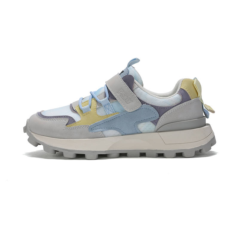 Pony Cushioning Abrasion Resistant Cushioning, Wear Resistant Kids Lifestyle Shoes White Blue Kids'