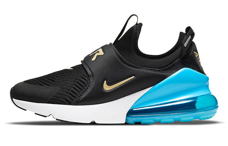 Nike Nike Air Max 270 Cushioning Low top Running Shoes Black Blue Unisex