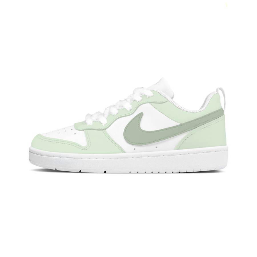 Nike Nike Court Borough 2 Insect Inspired Creation, Spring Breeze Leather Slip Resistant Cushioning Abrasion Resistant