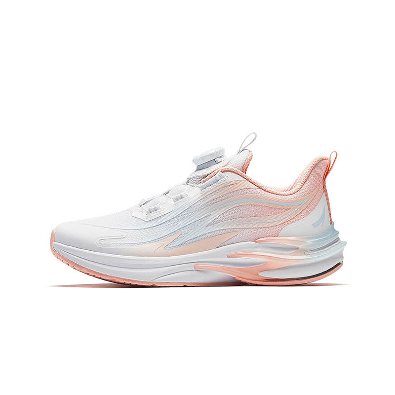 Antakids Fiery Red 5.0 Fabric Low top Running Shoes White Blue Orange Teenagers