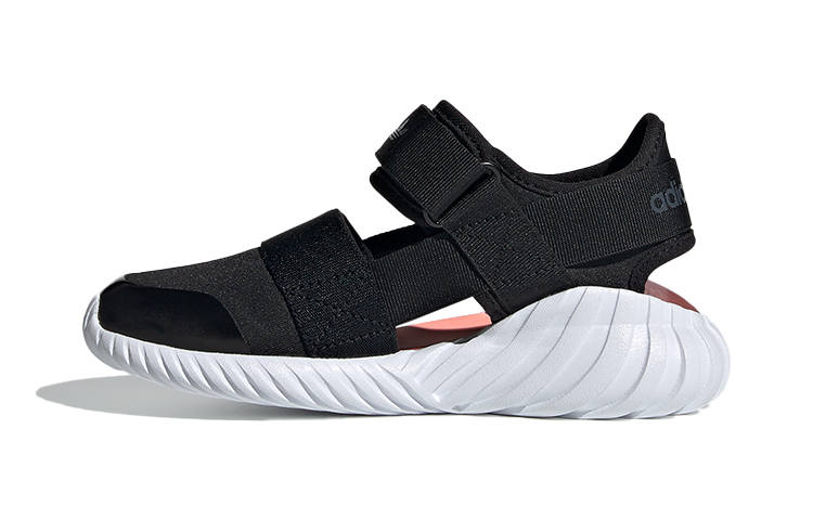 Adidas Originals DOOM Comfortable Slip Resistant Cushioning Children's Sandals Black Children Aged 3 7 Years Old