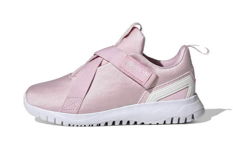 Adidas Originals Flex 2.0 Low top Sports Casual Shoes Pink Children Aged 3 7 Years Old