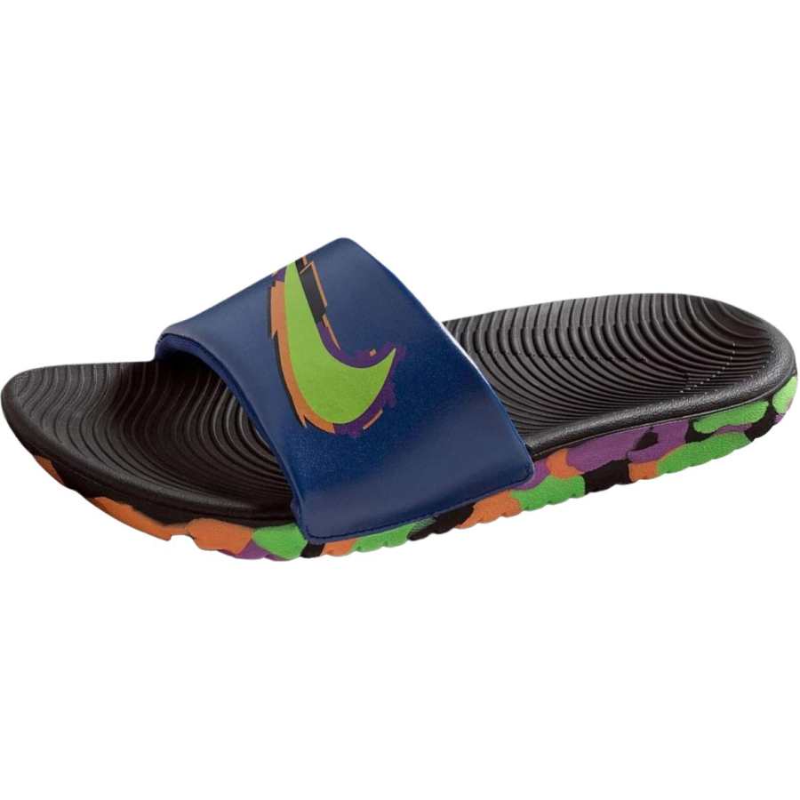 Nike Kids' Nike Kawa Kids' Outdoor Slippers Black Blue