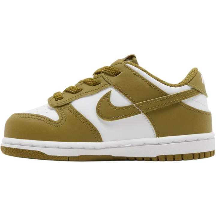 Nike Nike Dunk Breathable Low top Toddler Shoes Green White Infant And Toddler