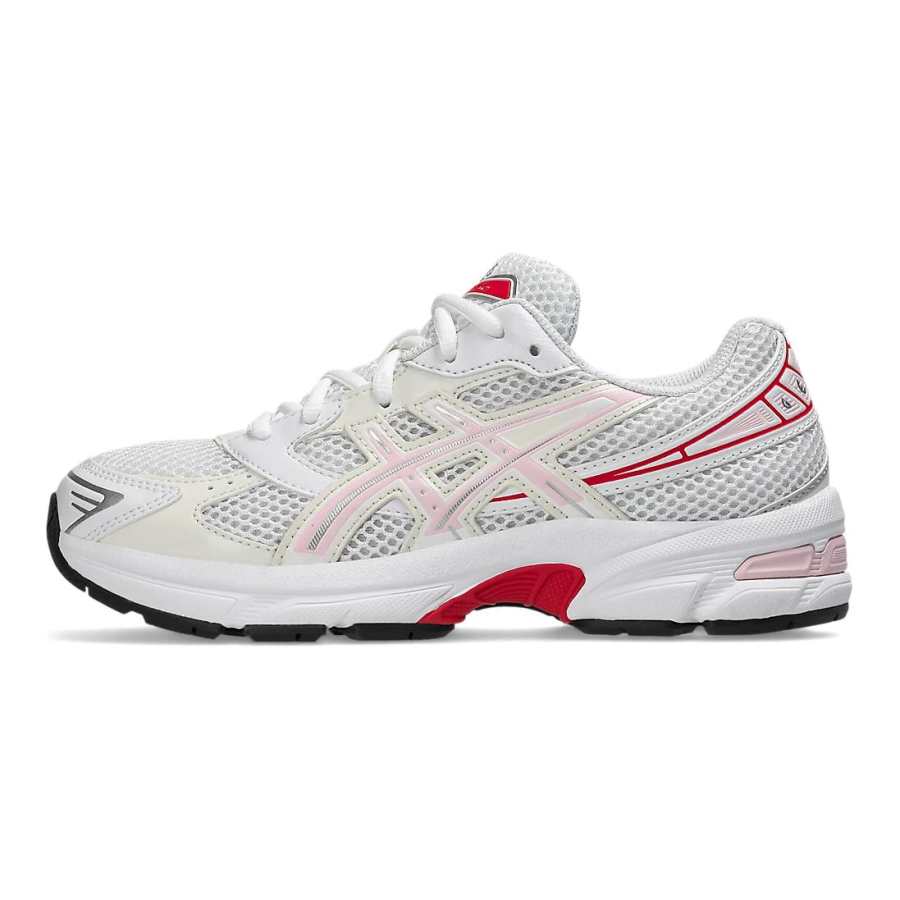 ASICS Gel 1130 Abrasion Resistant Slip Resistant Low top Kids Lifestyle Shoes White Red Pink Kids'