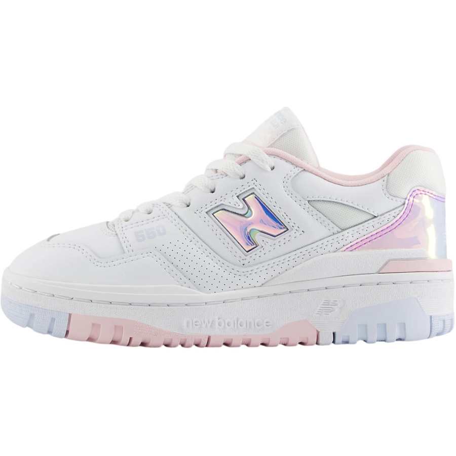 New Balance New Balance 550 Low top Kids Lifestyle Shoes White/Pink Teenagers