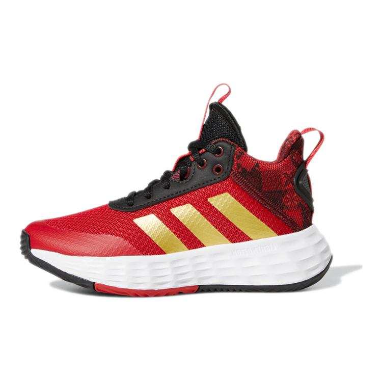Adidas Adidas OwnTheGame 2.0 Abrasion Resistant Mid top Children's Basketball Shoes Red Kids'