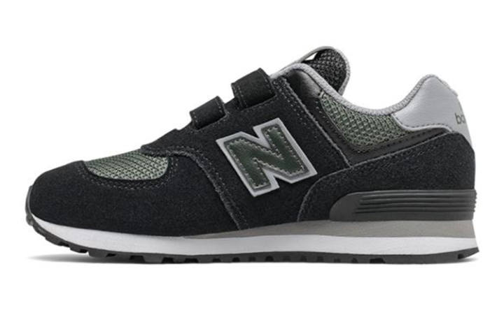 New Balance New Balance Comfortable Slip Resistant Cushioning Abrasion Resistant Breathable Low top Casual Shoes Black Gray Kids'