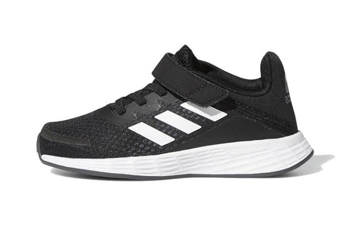 Adidas Adidas Duramo Sl Breathable Low top Running Shoes Black White Children Aged 3 7 Years Old