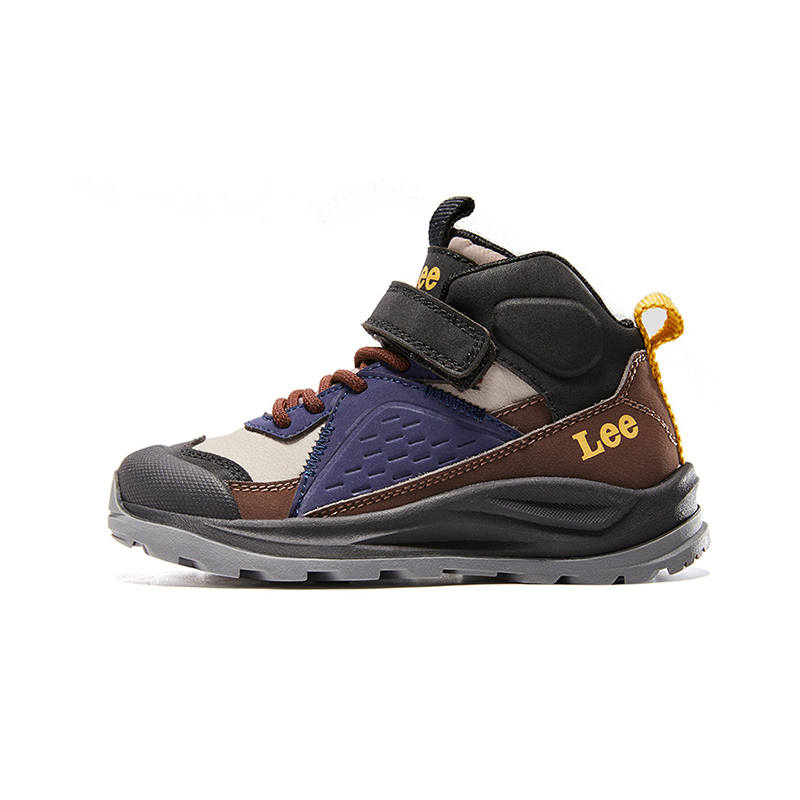 LEE KIDS Synthetic Leather Abrasion Resistant And Anti Kick High top Casual Shoes Kids'