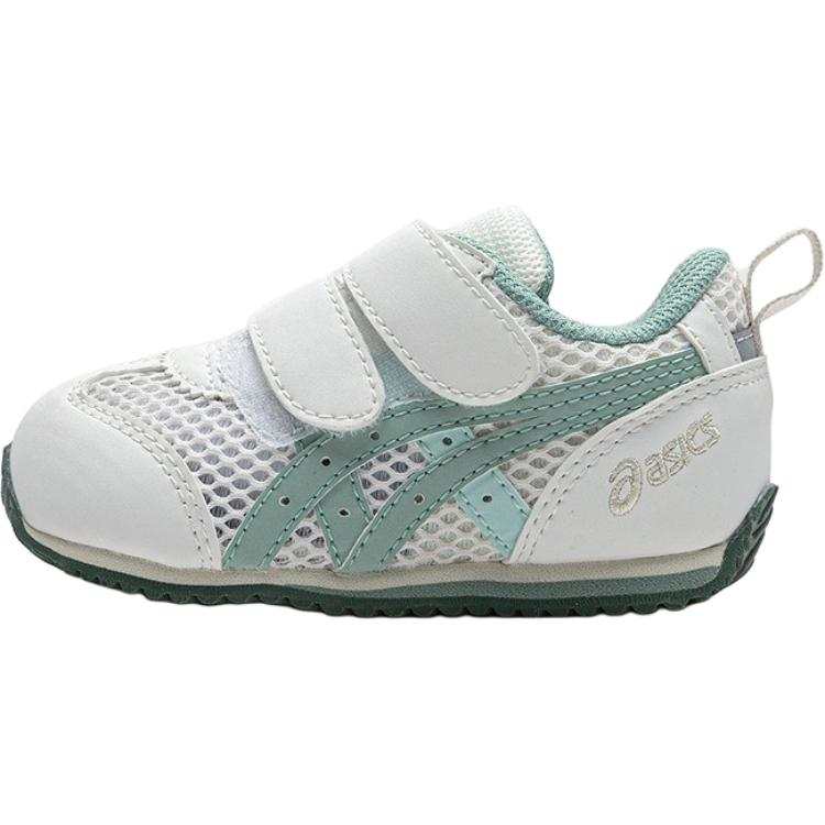 ASICS Synthetic Leather, Textile Breathable Low top Kids Lifestyle Shoes White Children Aged 3 7 Years Old