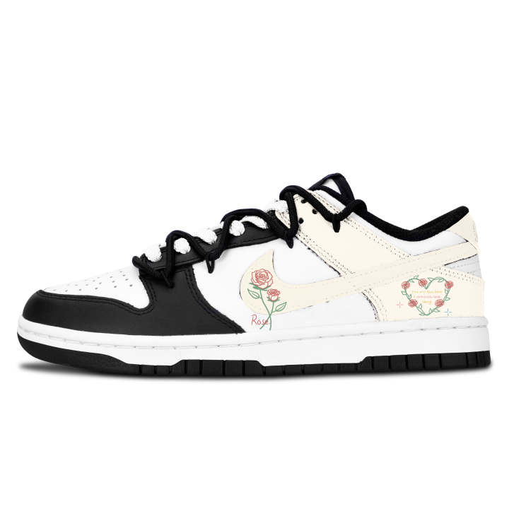 Nike Nike Dunk Rose Heartfelt Words Leather Slip Resistant Lightweight Cushioning Slip Resistant Lightweight Cushioning