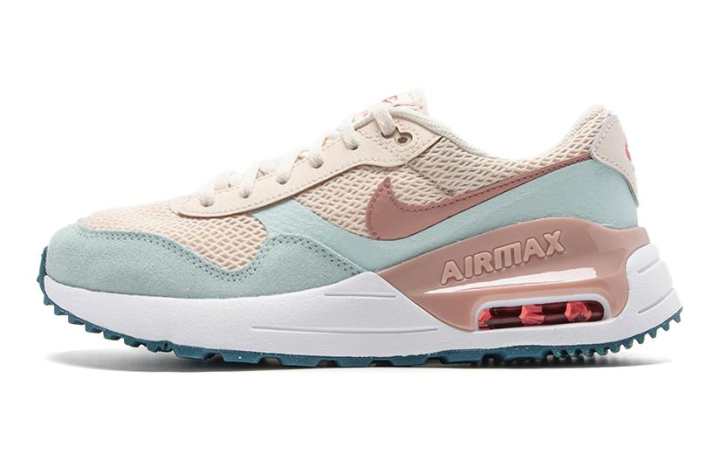Nike Nike Air Max SYSTM BG Low top Running Shoes White Pink Blue Unisex