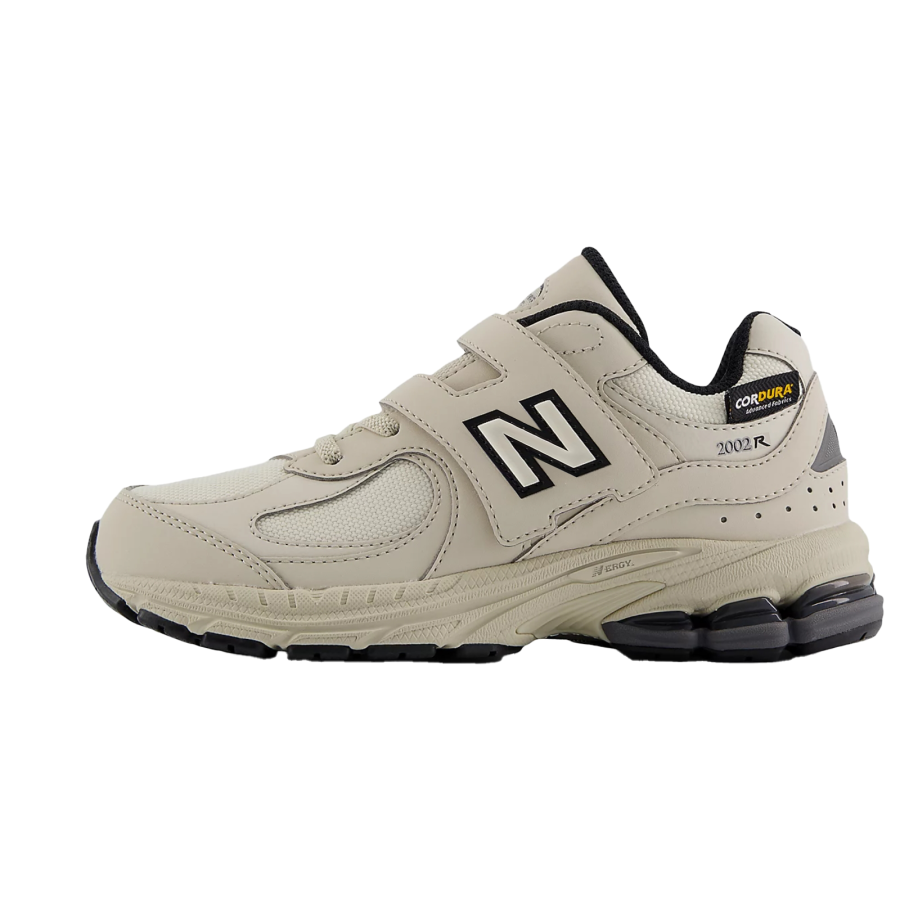 New Balance New Balance NB 2002 Abrasion Resistant Low top Kids' Running Shoes Beige Black Children Aged 3 7 Years Old