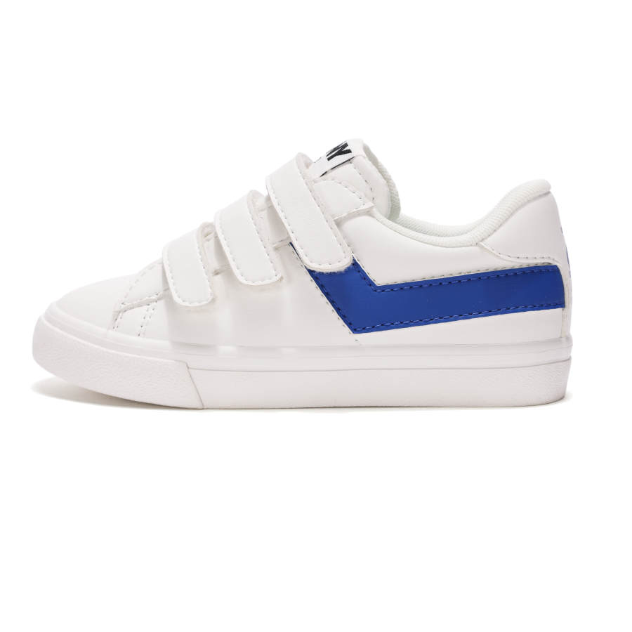Pony TOP STAR Slip Resistant Cushioning Slip Resistant Cushioning Low top Kids' Skateboarding Shoes White Blue Kids'