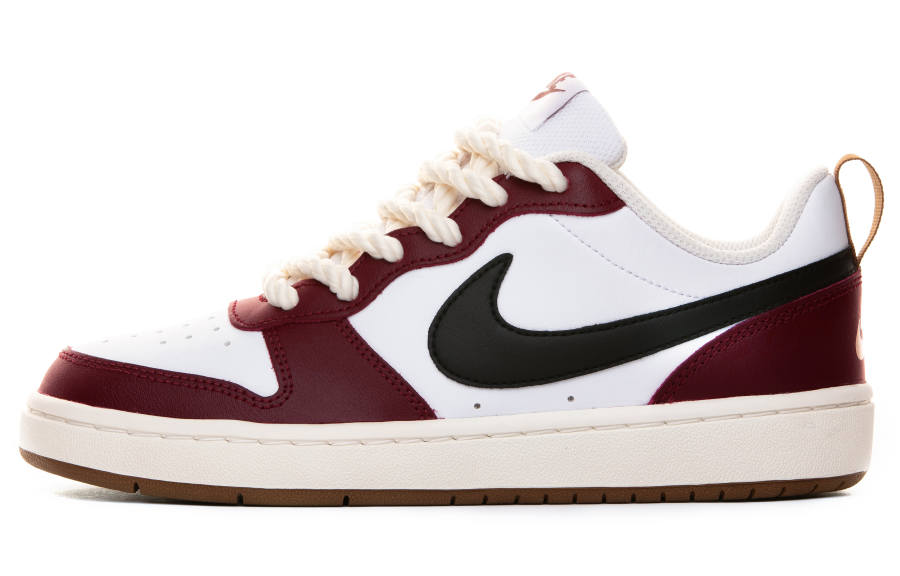 Nike Nike Court Borough 2Court Borough LOW2 Kids' Skateboarding Shoes Burgundy Teenagers
