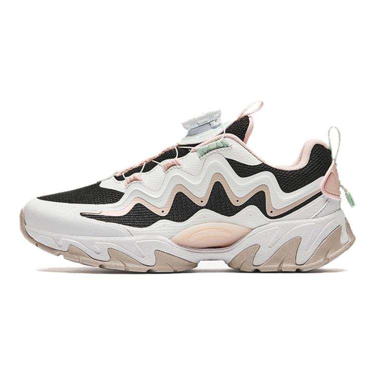 Antakids Fabric Low top Running Shoes Black White Pink Teenagers