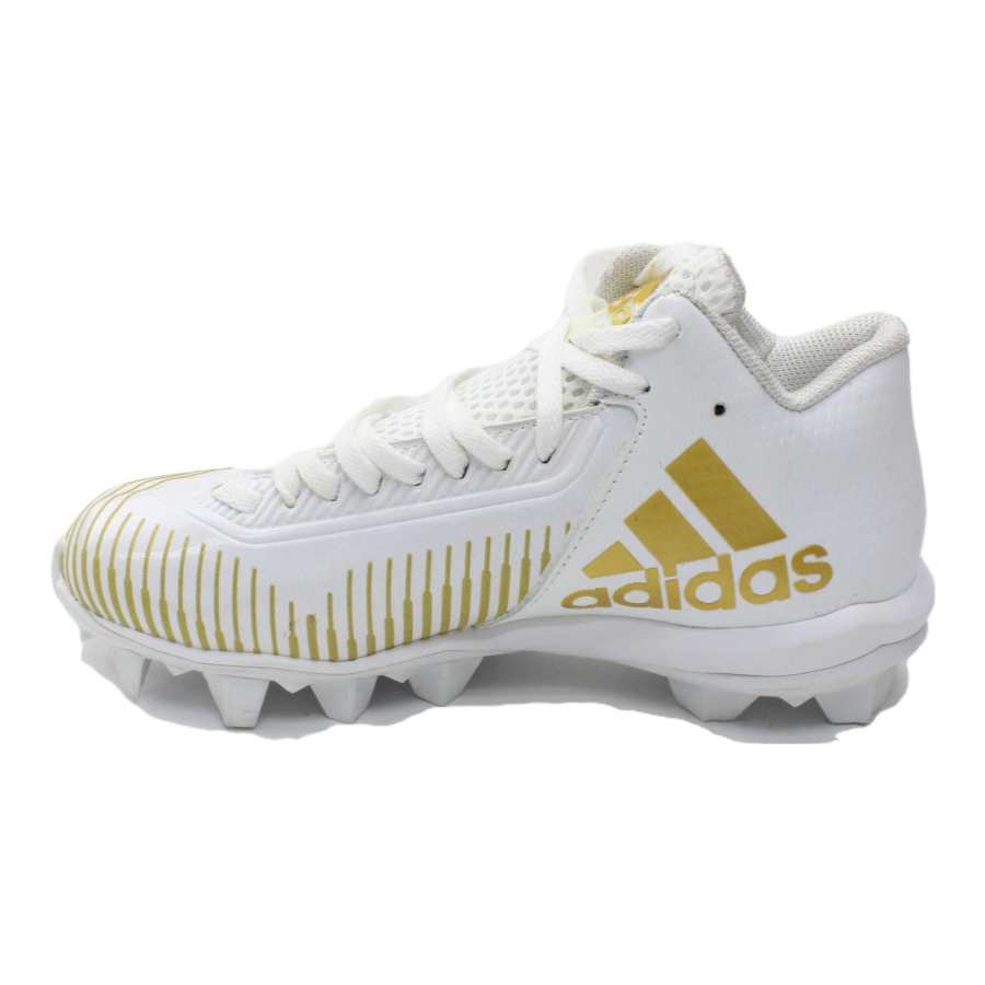Adidas Adidas Freak Mid 20 Comfortable Slip Resistant Abrasion Resistant Kids' Soccer Shoes White Kids'