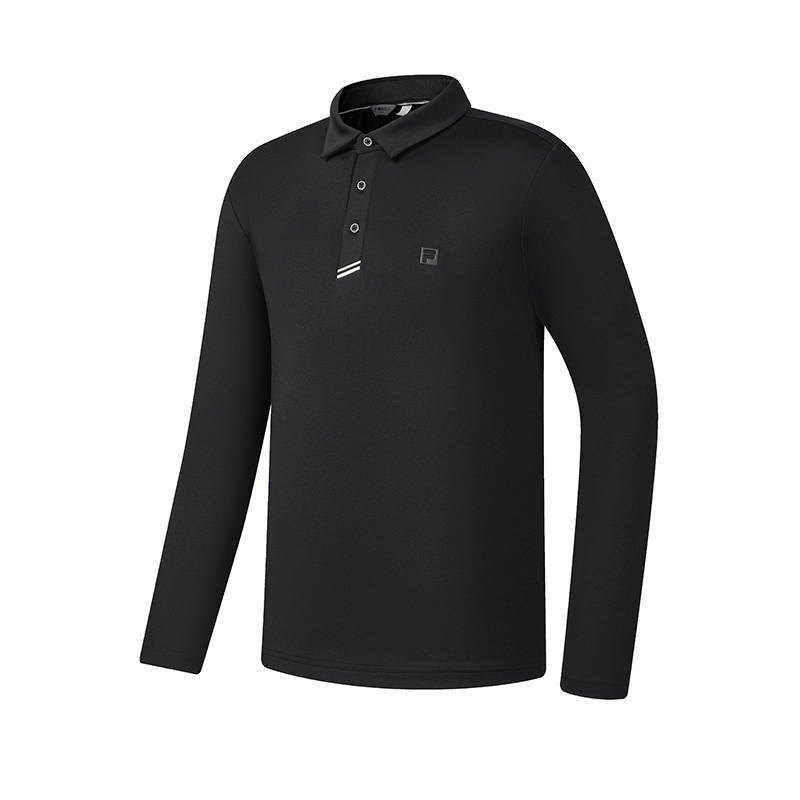 FILA Golf Polo Shirt Men's Pitch Black