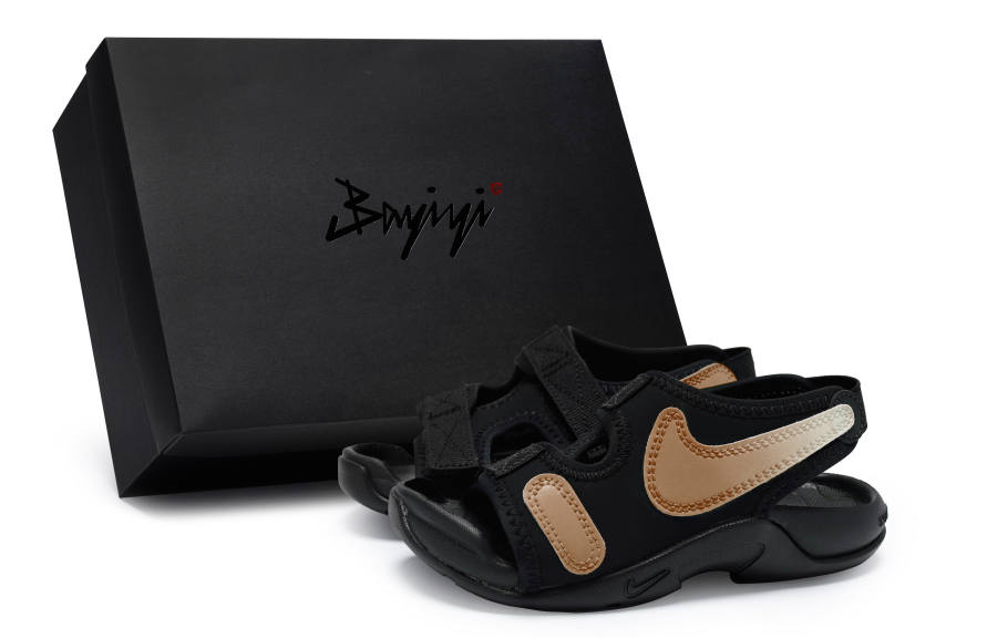 Nike Nike Sunray Adjust 6 Slip Resistant Rebound Slip Resistant Rebound Children's Sandals Black Brown Pre school
