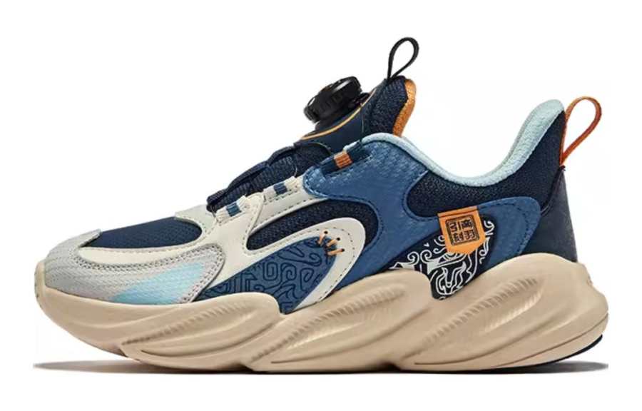 ERKE KIDS Comfortable Abrasion Resistant Breathable Kids Lifestyle Shoes Blue White Kids'