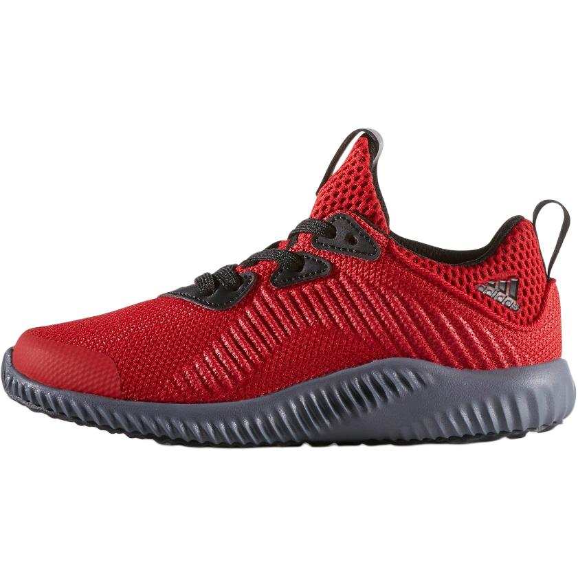 Adidas Adidas AlphaBounce Slip Resistant Abrasion Resistant Low top Kids' Running Shoes Red Children Aged 3 7 Years Old